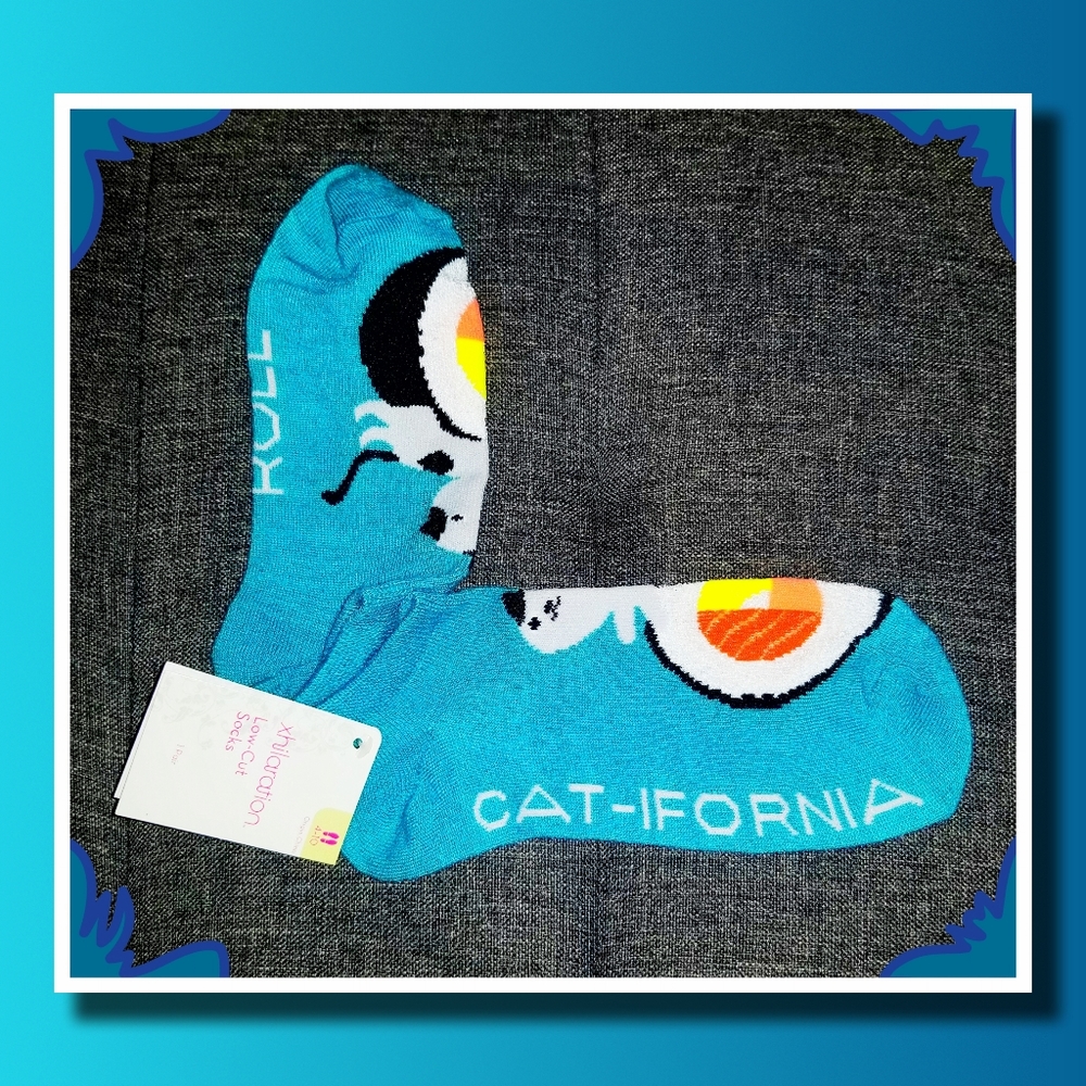 NWT Socks for  Sushi/Cat Lover 😉
